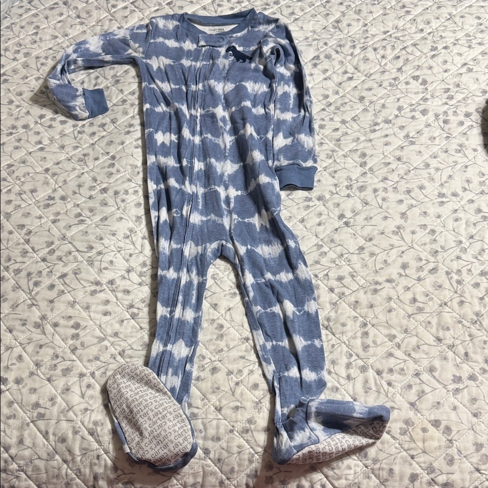 Blue and White Kids One Piece